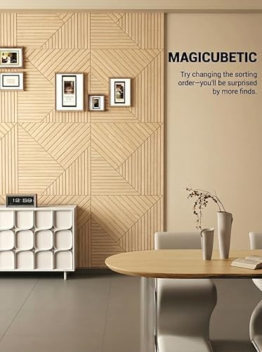 6 Pack UV Wood Texture Grooved Acoustic Wall Panels - Image 5