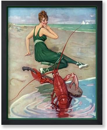 Poster Master Vintage Lobster Serenade Poster by PosterMaster