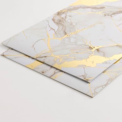Haimin 3D Wall Panels Peel and Stick Marble Look Tile Backsplash, 20 Pack - Image 5
