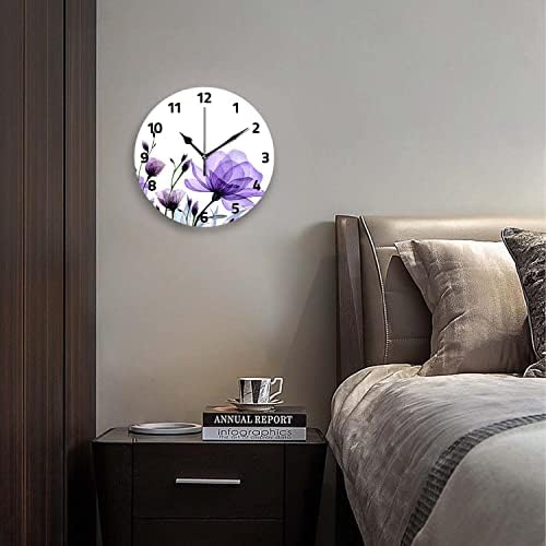 Battery Operated Wall Clocks 12 Inch, Silent Home Decor - Image 3