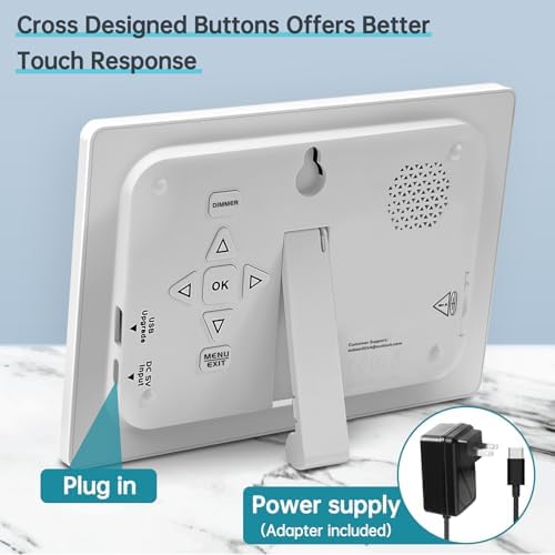 Soobest Dementia Clocks for Seniors, 7” Digital Date Clock Large Display - Image 3