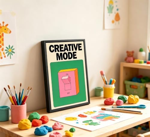 Framed Creative Canvas Wall Art, Funny Office Picture Wall Decor - Image 3
