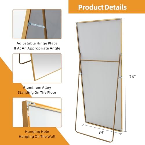 LFT HUIMEI2Y 76"x34" Full Length Mirror - Image 3