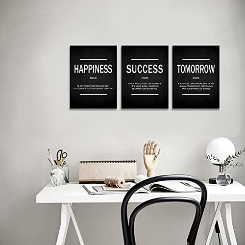 KAWAHONE Motivational Success Quotes Wall Art, Positive Entrepreneur Tomorrow - Image 2