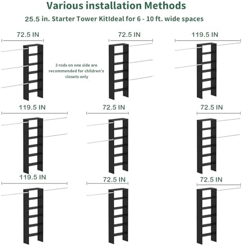 Closet System, 22.5" Wide Organizer - Image 6