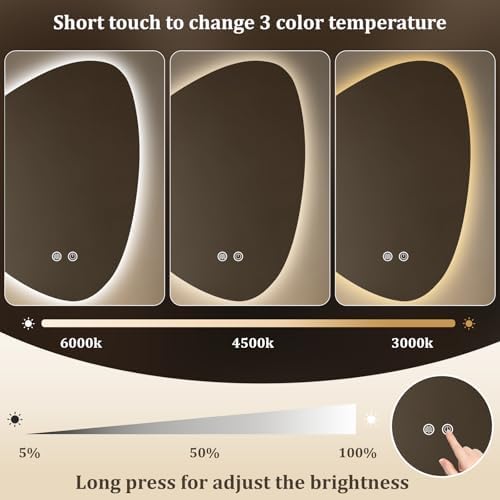 WallBeyond LED Bathroom Mirror - Image 2