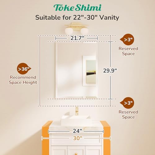TokeShimi Bathroom Vanity Mirror Frameless - Image 2