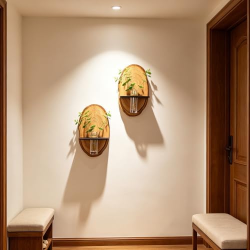 2Pc Multi-Layer Wood Wall Decoration - Image 4