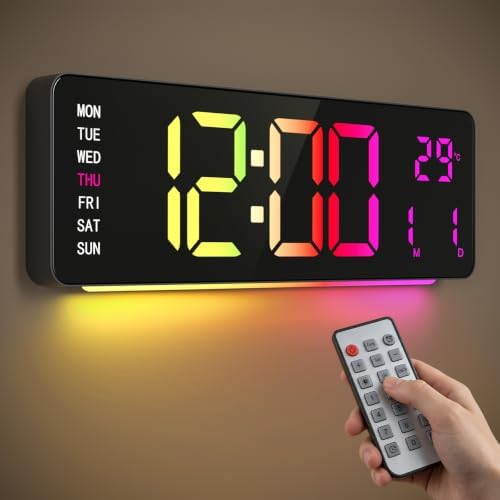 16" Large Digital Wall Clock by HIPPIH