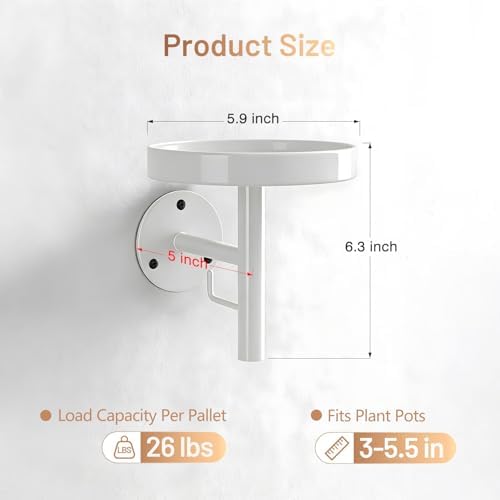 YUOROS 3 Pack Wall Planters for Indoor Plants - Image 5