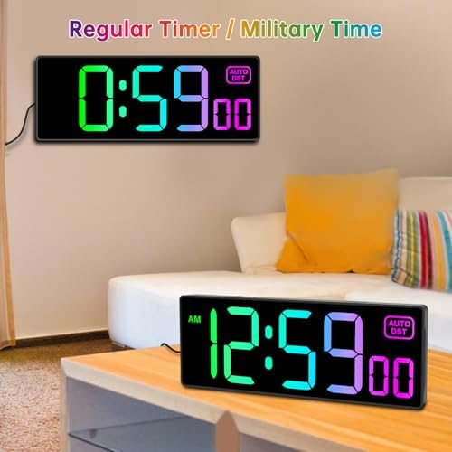Soobest Digital Wall Clock, Remote Control Electric Timer Seconds - Image 6