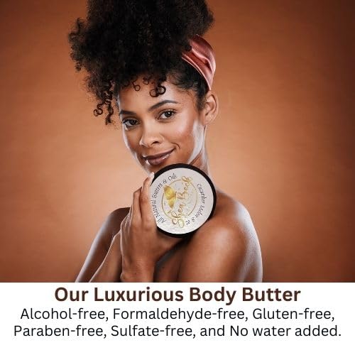 Body Butter Blend: Natural Shea, Cocoa, & Mango w/Jojoba Oil for Radiant Skin and Beard | Moisturizing (8 Oz, Cotton Candy)