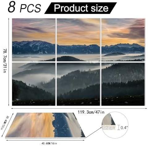 YPY Acoustic Panels, Soundproof Wall Panels, Sound Absorbing Wall Art - Image 4