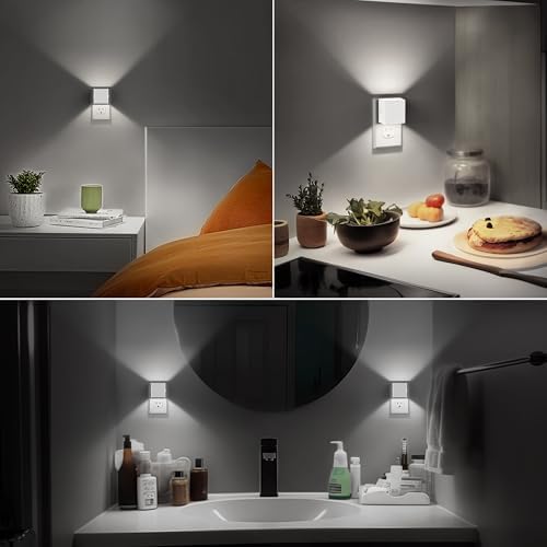 DORESshop Night Lights Plug into Wall, Plug in Night Light, Daylight White - Image 6
