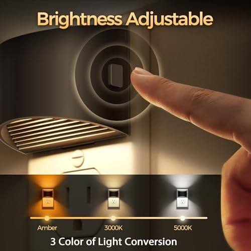 DORESshop Night Light, Night Lights Plug into Wall, Adjustable - Image 2