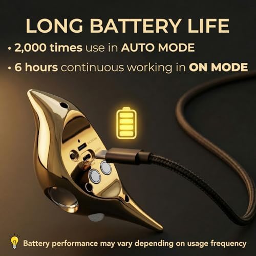 2-Pack Golden Plastic Bird Motion Sensor Wall Lights - Image 3
