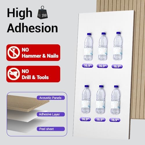 10 Pack 48x24 inch Acoustic Wall Panels-Deep Camel - Image 4