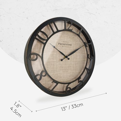 Presentime 13" Farmhouse Series Wall Clock - Image 7
