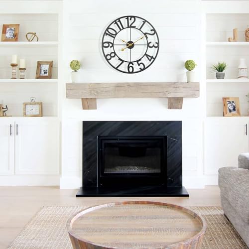 Large Outdoor Clock, 30 Inch Battery Operated Decorative Clock - Image 5