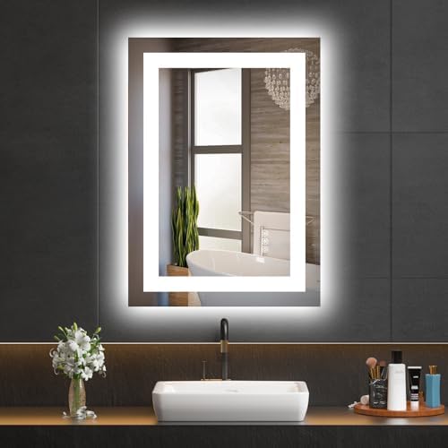 Hivone 20"X28" LED Bathroom Mirror by Hivone