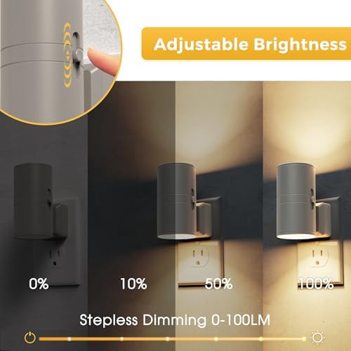 L LOHAS LED Night Light Plug in, Night Lights Plug into Wall, Light Sensor - Image 2