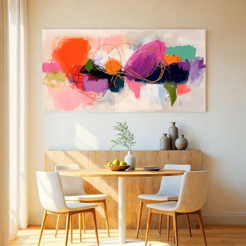 Modern Colorful Graffiti Abstract Wall Art - Image 4