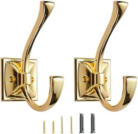 2 Pack Decorative Heavy Duty Towel Hooks by CABDM
