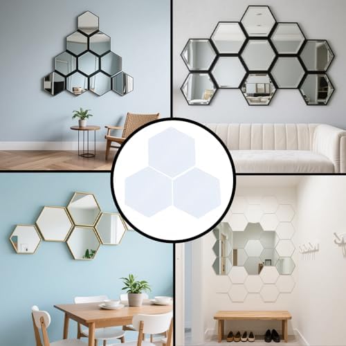 Acrylic Mirror Wall Stickers, 3 Inch - Image 4