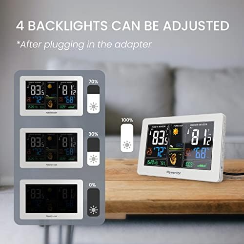 Newentor Weather Station Wireless Indoor Outdoor Thermometer - Image 3