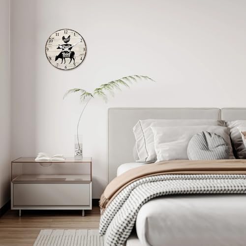 14 Inch Retro Farmhouse Wall Clocks Battery Operated - Image 6