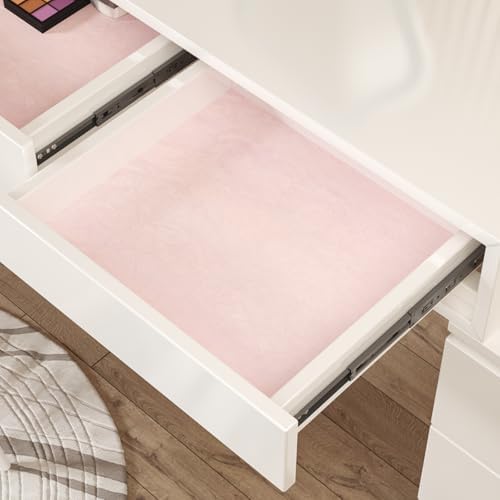 CHIHUT 12''x100'' Light Pink Felt Fabric Velvet Flocking Liner - Image 4