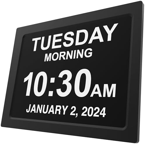American Lifetime New 2026 Dementia Clock Large by AmericanLifetime