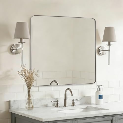 ANDY STAR Brushed Nickel Mirrors - Image 3