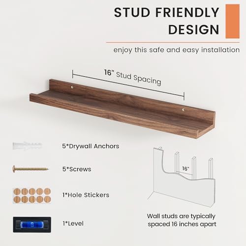 Picture Ledge Shelf, Floating Shelves - Image 5