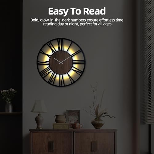30 Inch Large Metal Wall Clock - Image 5