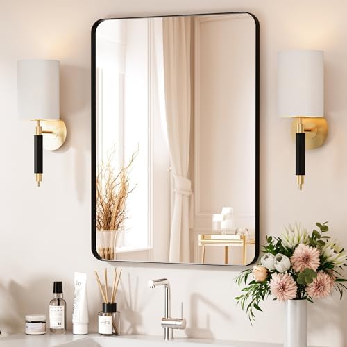 Black Bathroom Mirror 22x30 Inch Bathroom Vanity Mirror by Venusmiles