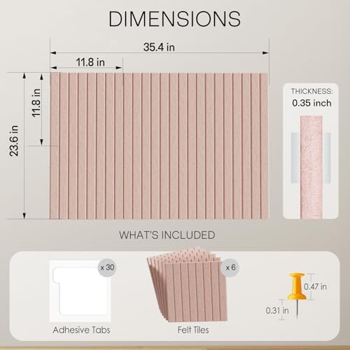 MaxGear Bulletin Board 36" x 24" - Image 2