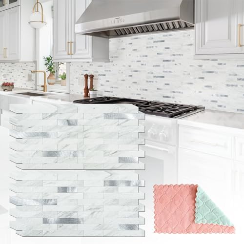 StyloVue 20 Sheets Peel and Stick Backsplash by StyloVue