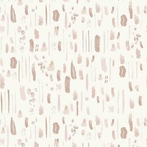 GloryTik Cream Geometric Peel and Stick Wallpaper ，Modern Self Adhesive by GloryTik