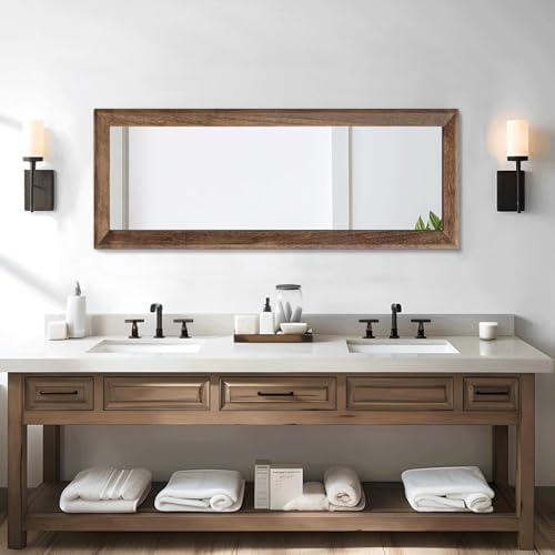 AAZZKANG Hanging Mirror Full Length Vintage Large Mirrors Wooden Framed - Image 5