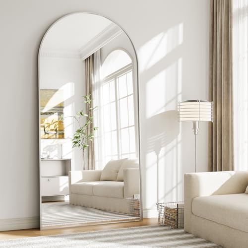 Oversized Full Body Mirror 30x71 inch Arched Full Length Mirror - Image 4