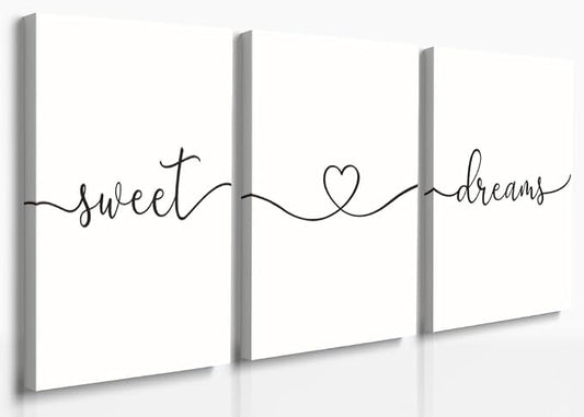 GUBIYU Sweet Dreams Wall Art Above Bed by GUBIYU