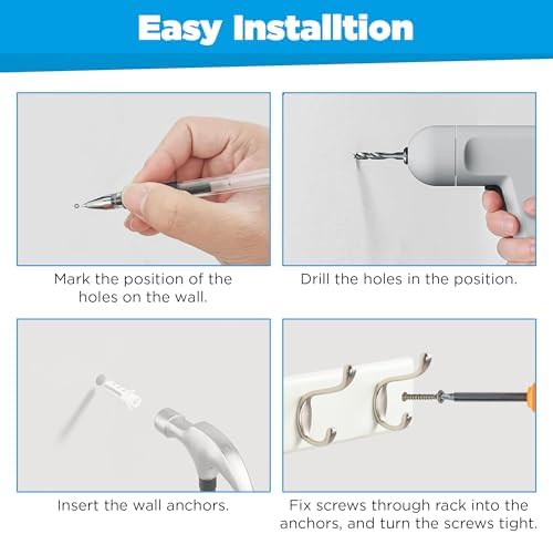 GlazieVault Coat Hooks Wall Mounted - Image 6