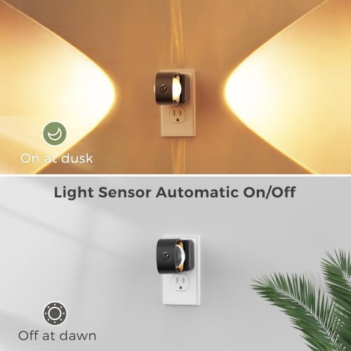 L LOHAS LED Night Light, Motion Sensor Night Lights Plug in Wall Projector - Image 4