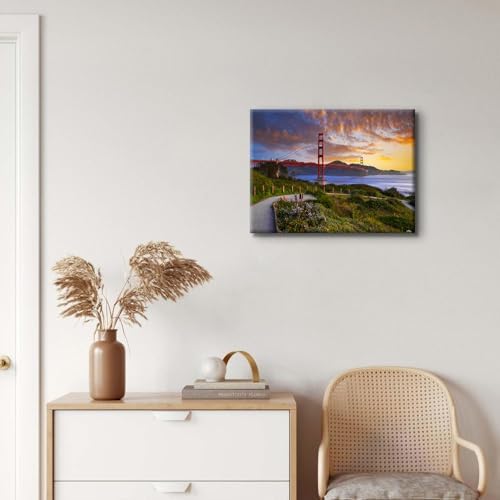 Golden Gate Bridge Canvas Wall Art - Image 3
