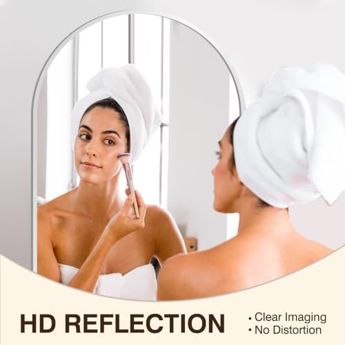 FICTOR 24" x 36" Arched Bathroom Vanity Mirror - Image 3