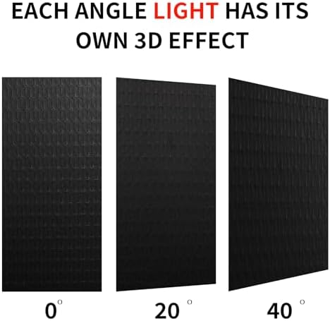 3D Peel and Stick Wallpaper, 15.7" X 393" Black Diamond Pattern - Image 7