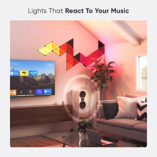 Nanoleaf Shapes Triangle Lights, Smart RGBW LED Wall Light Panels - Image 4