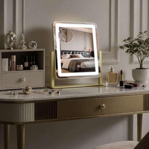 Vanity Mirror with Lights, HD Mirror, Smart Touch with 3-Color Lighting - Image 2