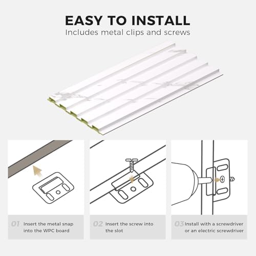OUZUGIE WPC Acoustic Slat Wall Paneling - Image 5